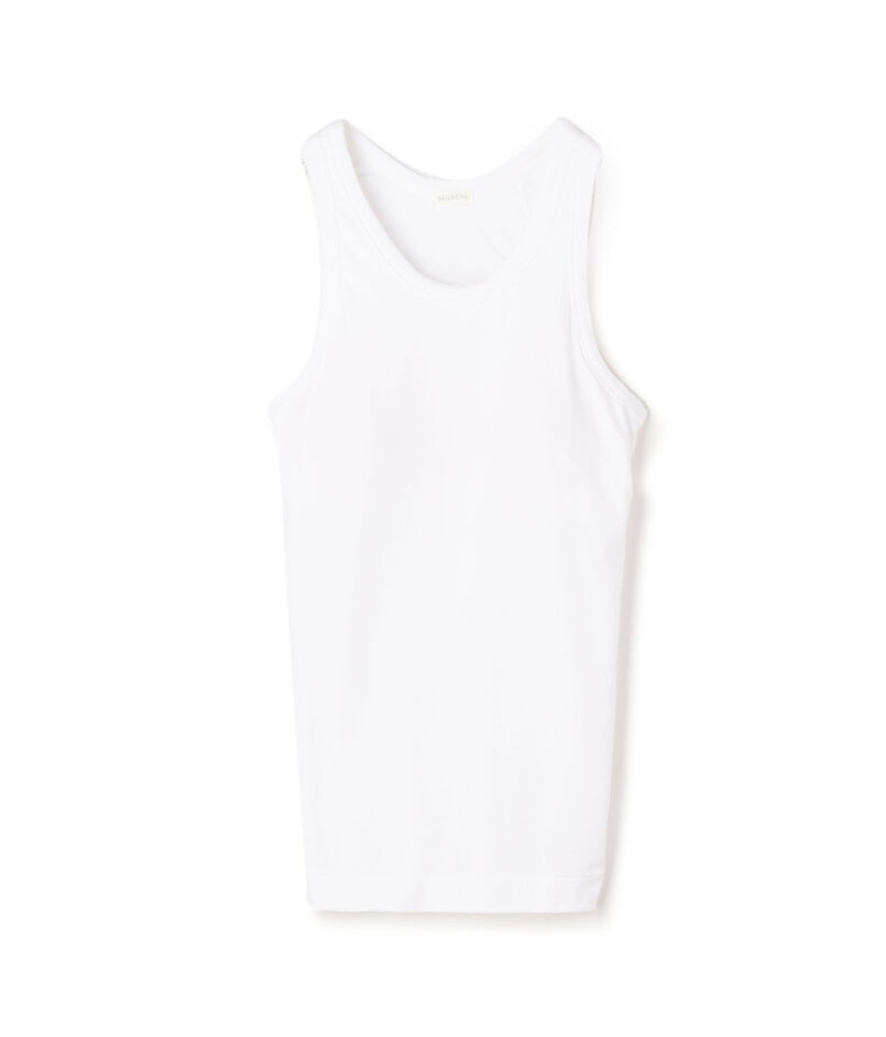 スビンコットン カップ付きアメリカンスリーブタンクトップ