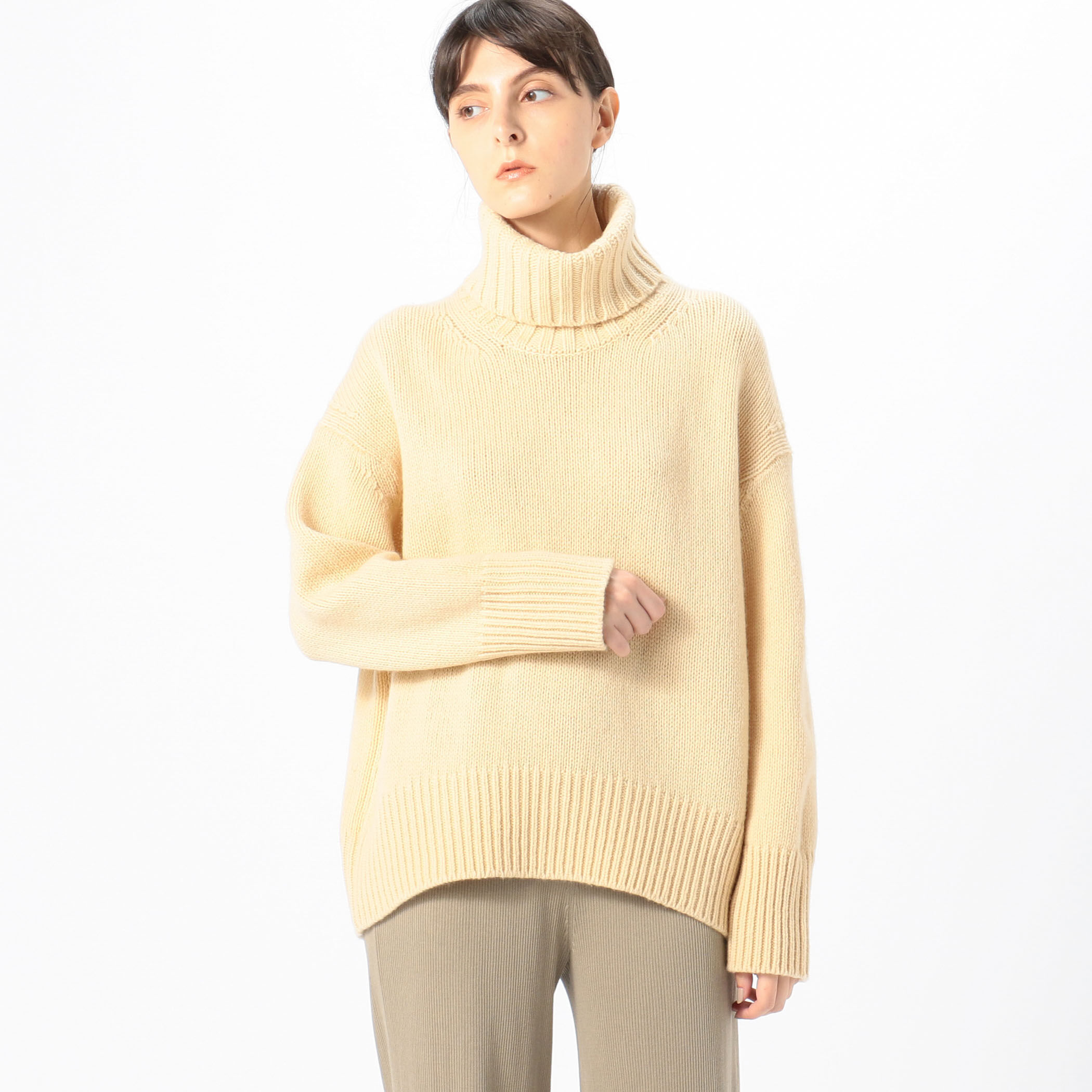 GALERIE VIE（ギャルリー ヴィー）の「□ファインウール ハイネックプルオーバー（ニット/セーター）」 - WEAR