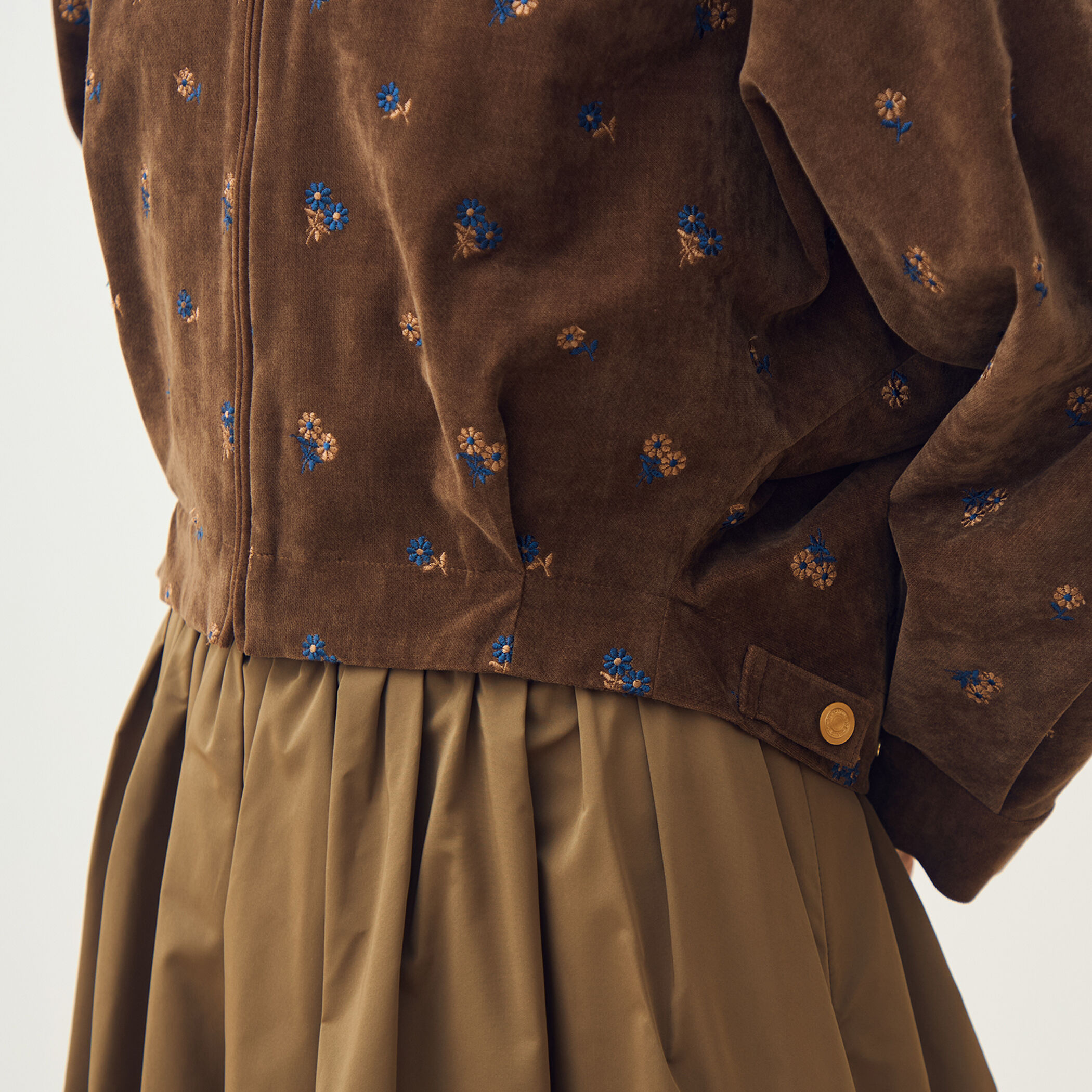 フルーロンベル ジップアップブルゾン｜トゥモローランド 公式通販