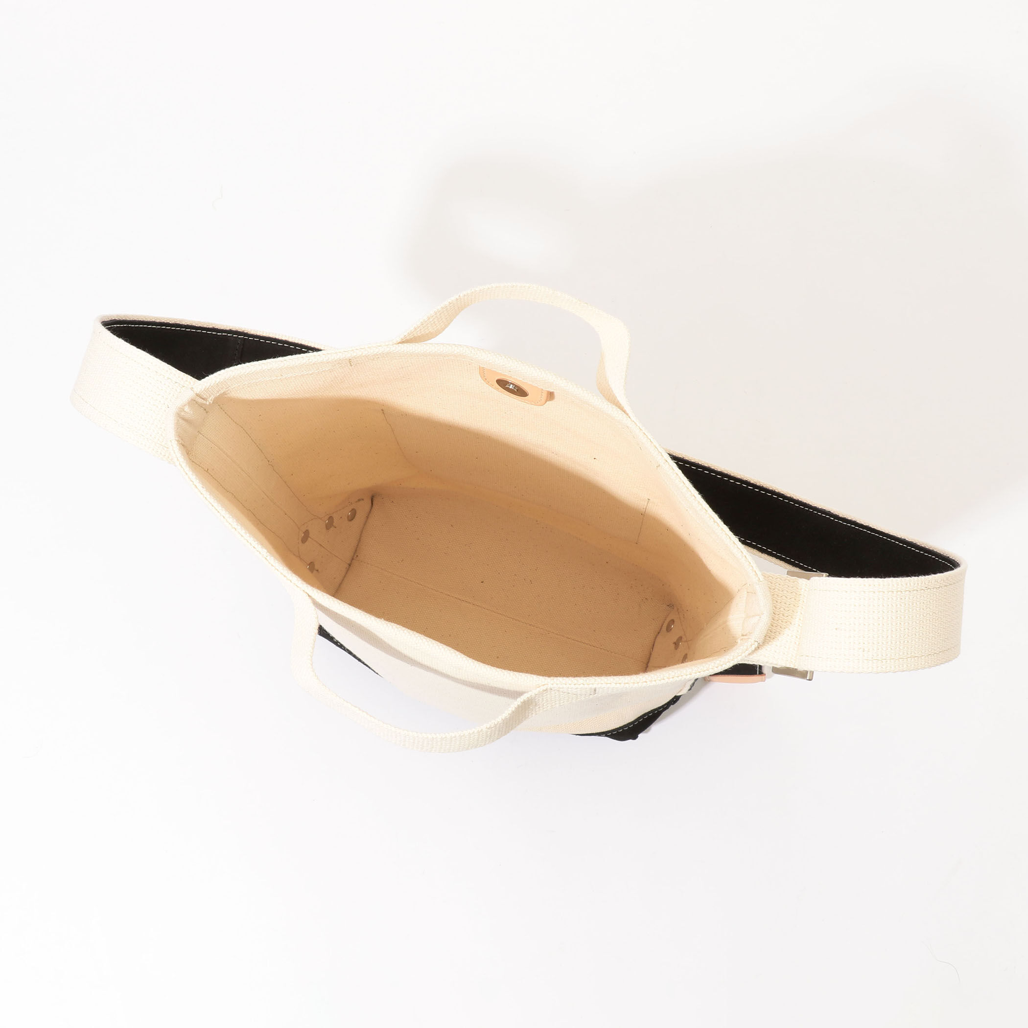 Hender Scheme キャンパス スエードショルダーバッグ