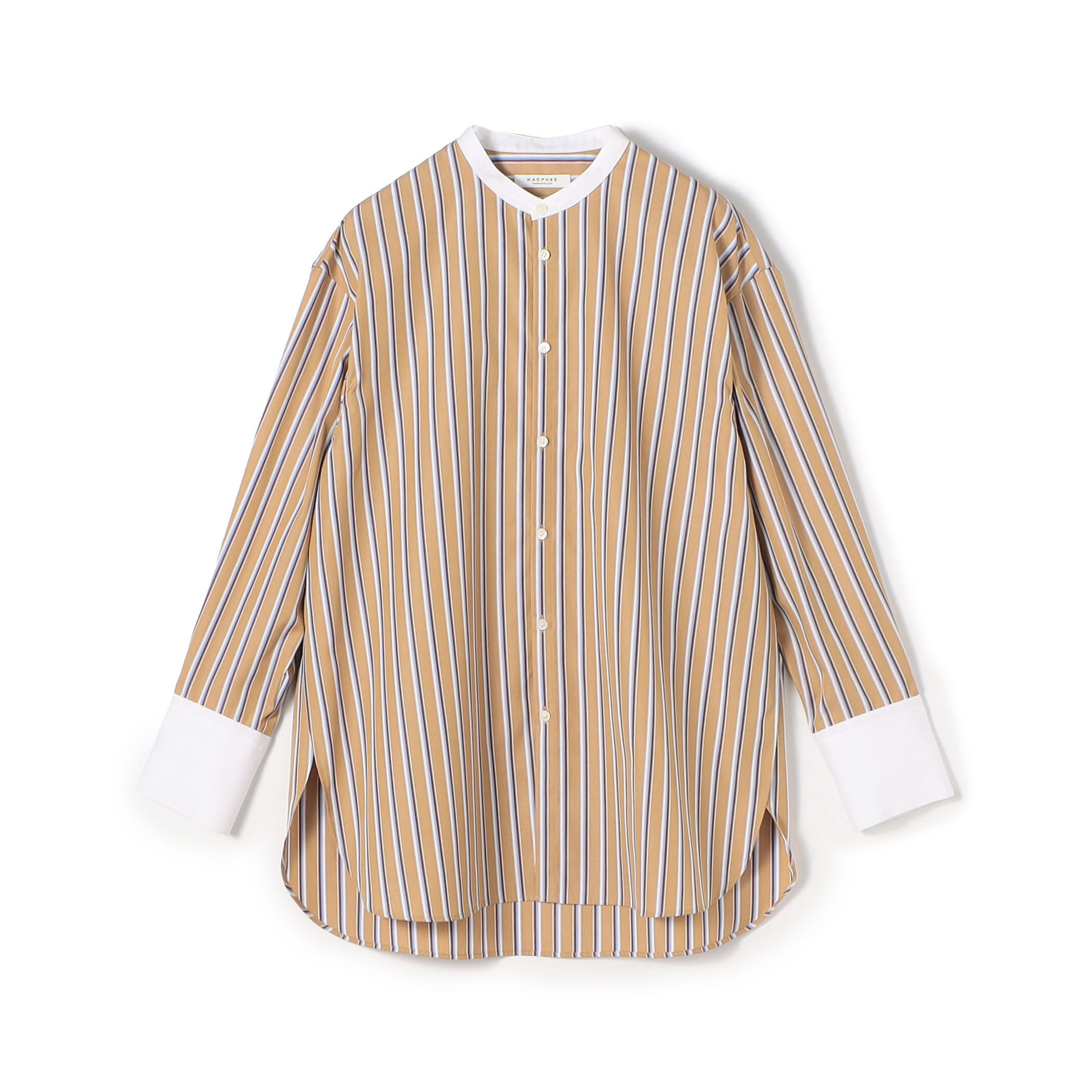 コットンブロード バンドカラーシャツ｜トゥモローランド 公式通販