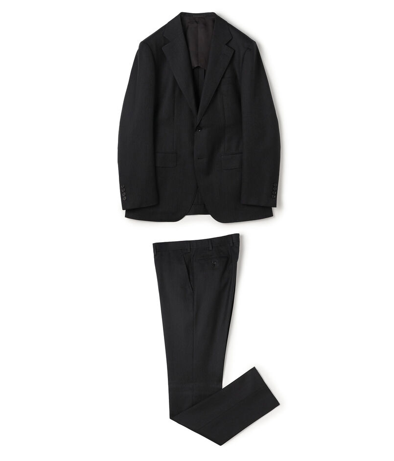 ウールシルク シングルブレステッド 2Bスーツ TRAVELLER+SILK E.Zegna