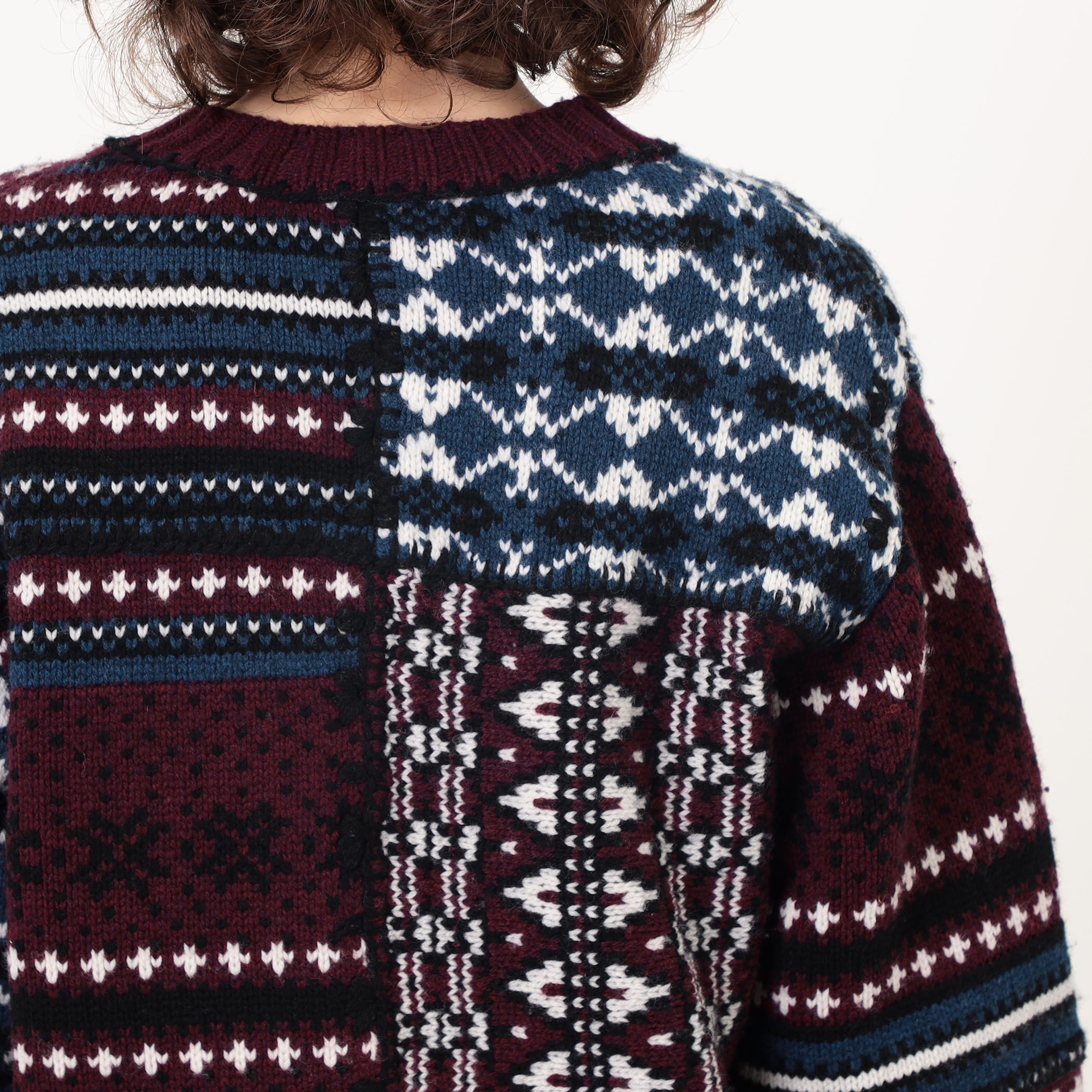 美品　Alva Knit　フェアアイル　カーディガン　アイスランド製 2WAY】フェアアイルニットカーディガン(カーディガン) | a.v.v(アー