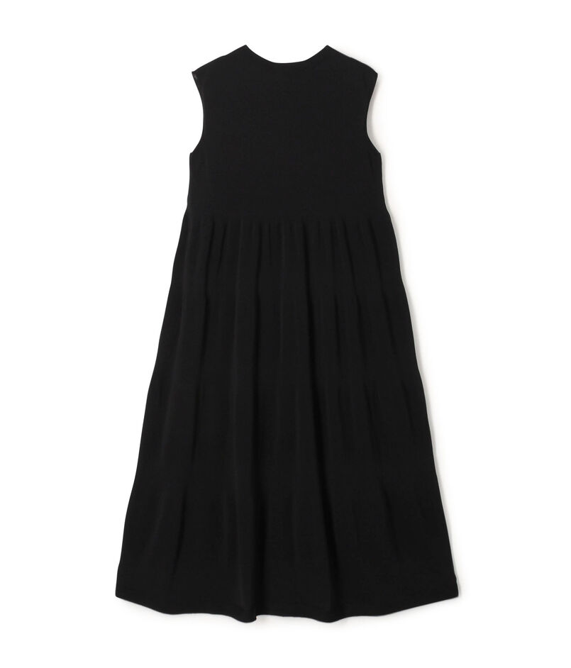 ドライポリエステルコットン クルーネックワンピース