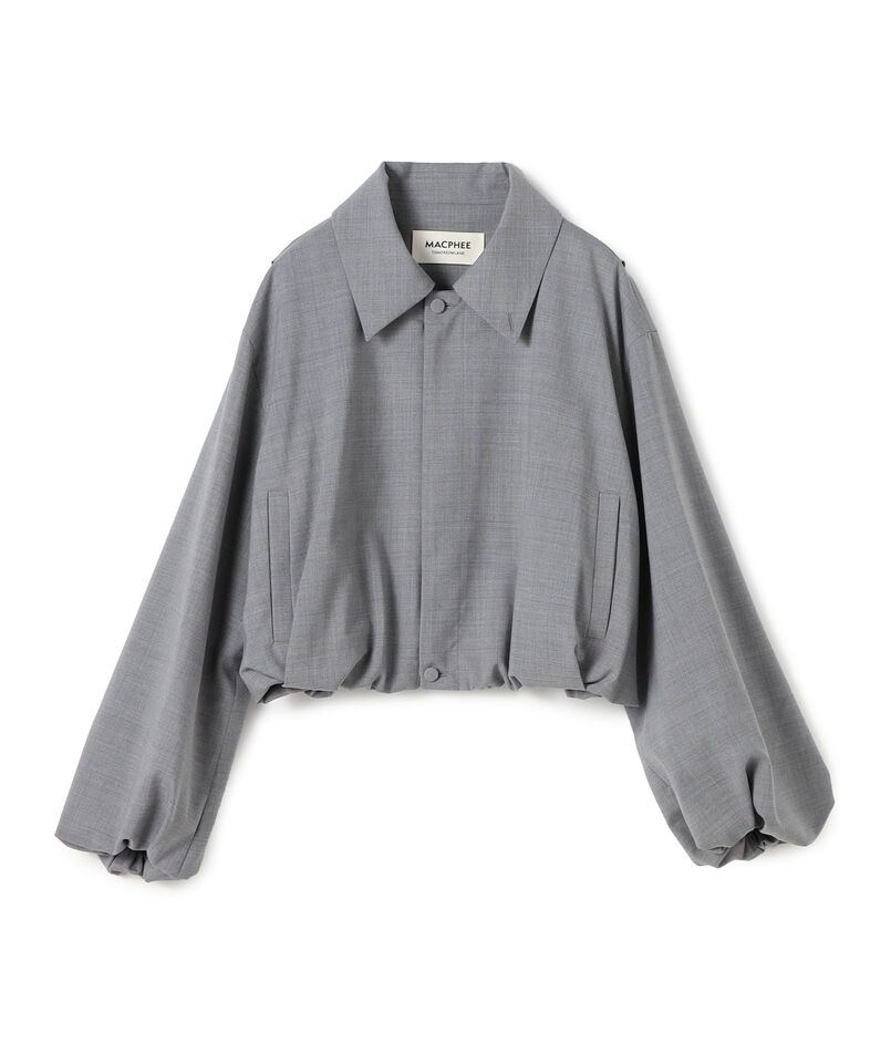 ストレッチトロピカル ショートブルゾン