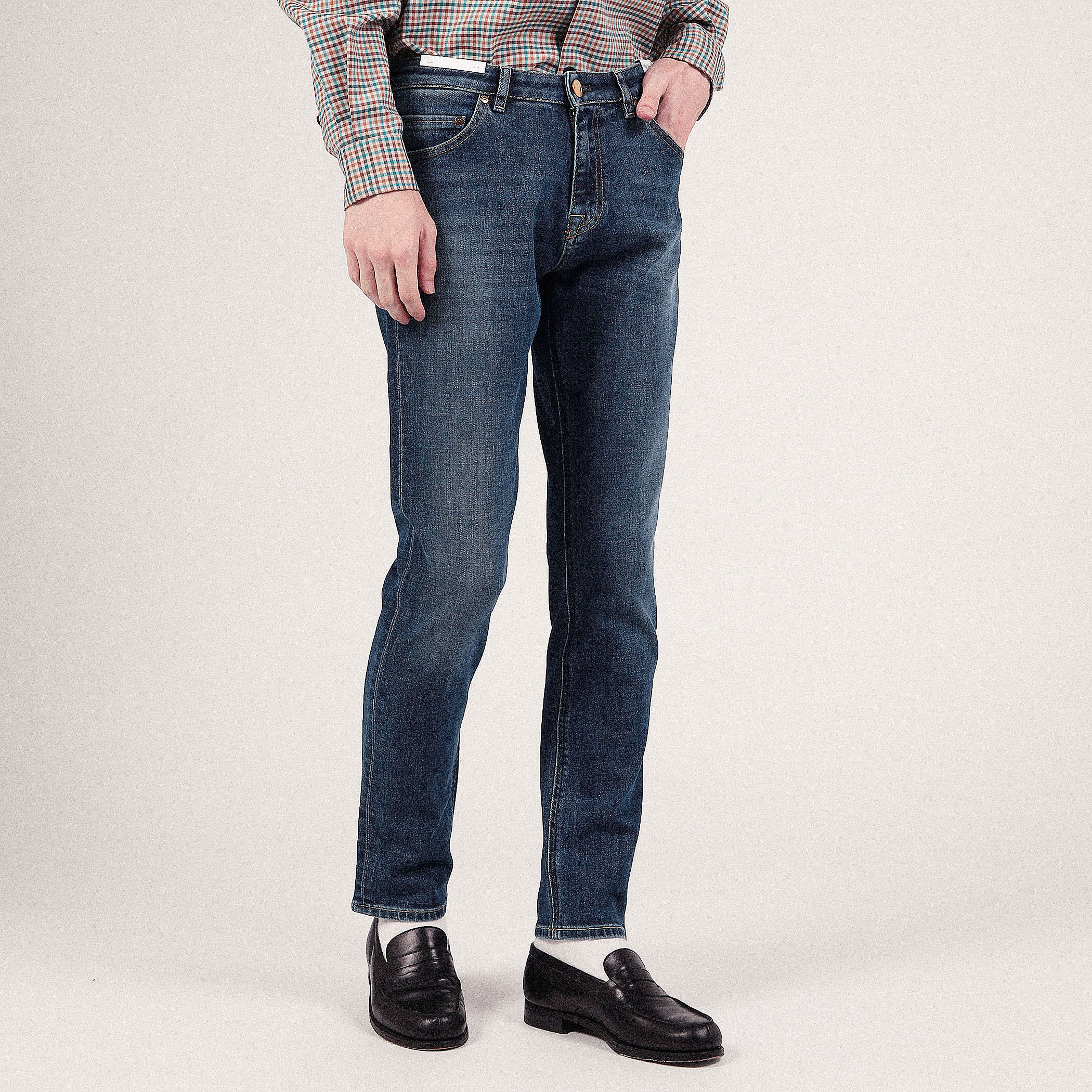 別注】PT TORINO×TOMORROWLAND ストレッチデニム 5ポケット
