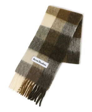 Acne Studios モヘヤチェックスカーフ