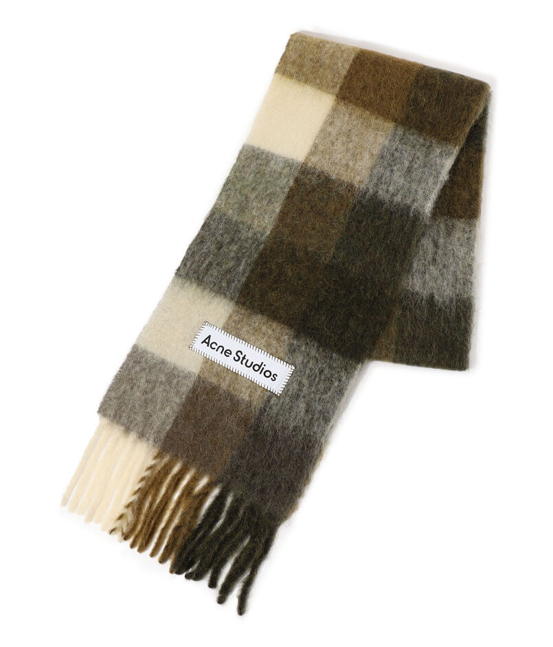 Acne Studios モヘヤチェックスカーフ