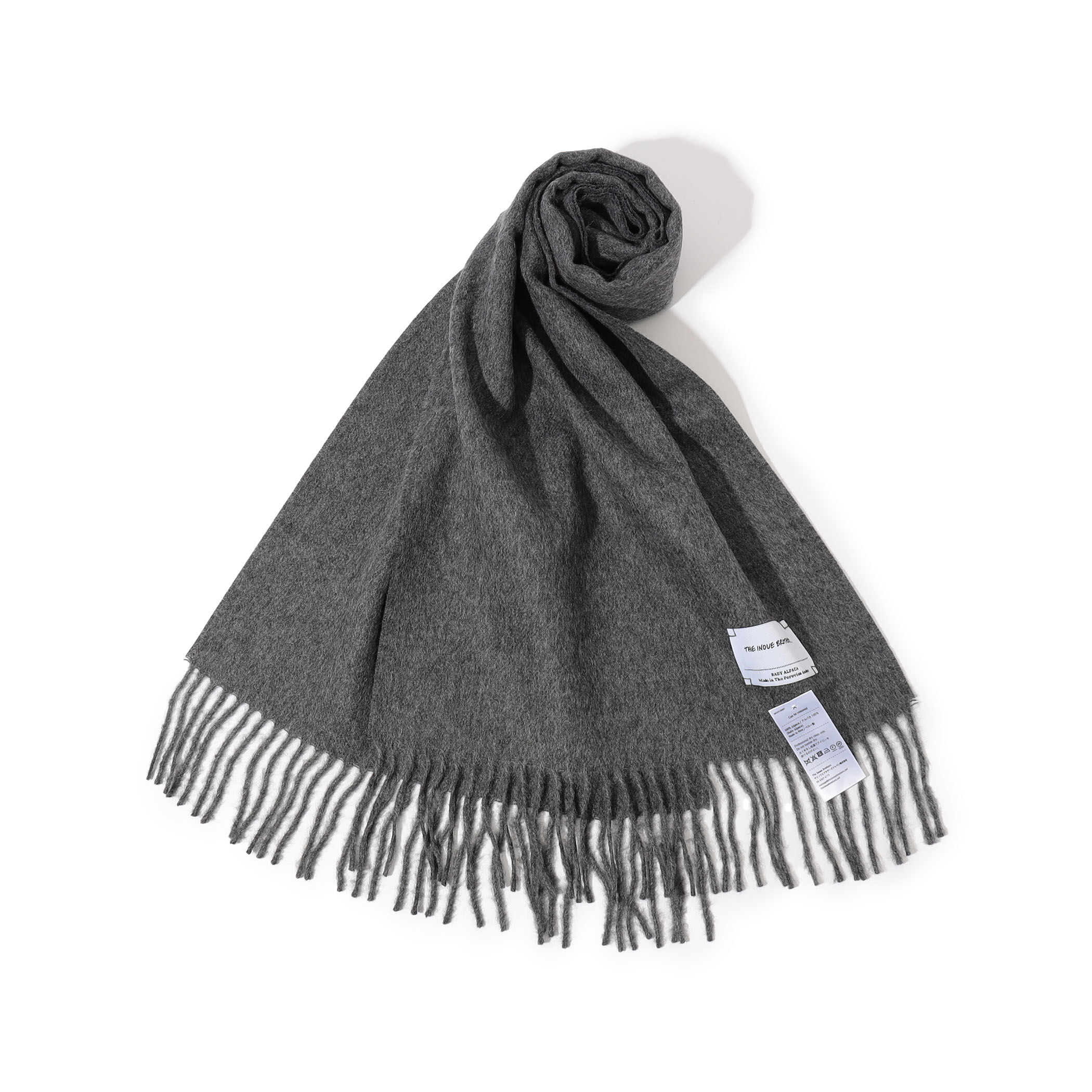 THE INOUE BROTHERS Brushed Scarf アルパカ ストール