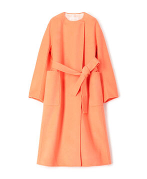 プレミアムウールリバー ノーカラーコート