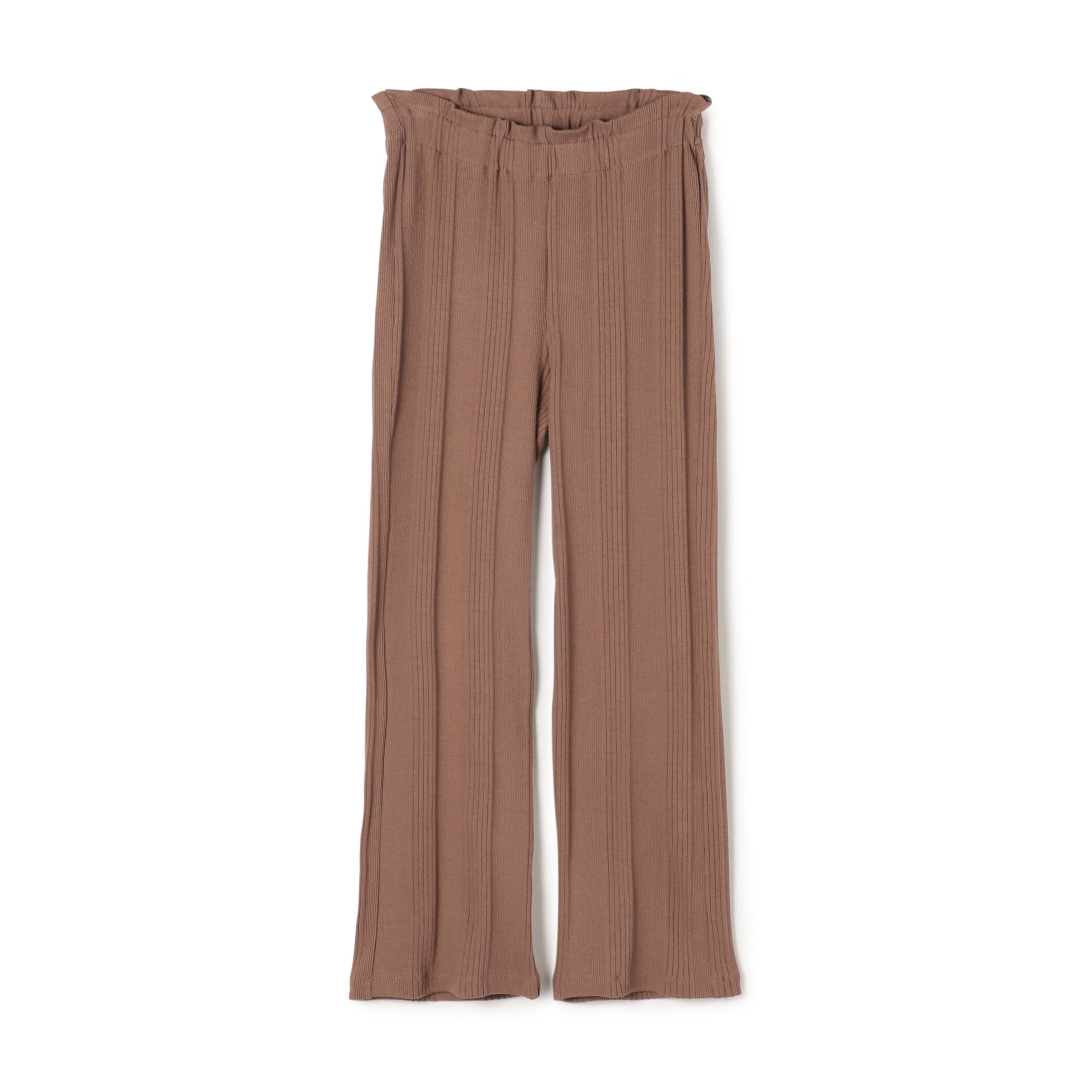 ニードルリブ ストレートパンツ｜トゥモローランド 公式通販