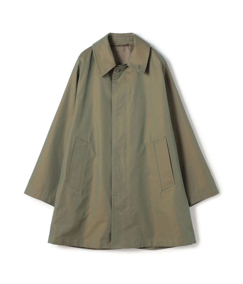 【WEB先行予約・別注】INVERTERE コットンシルクギャバジン ステンカラーコート