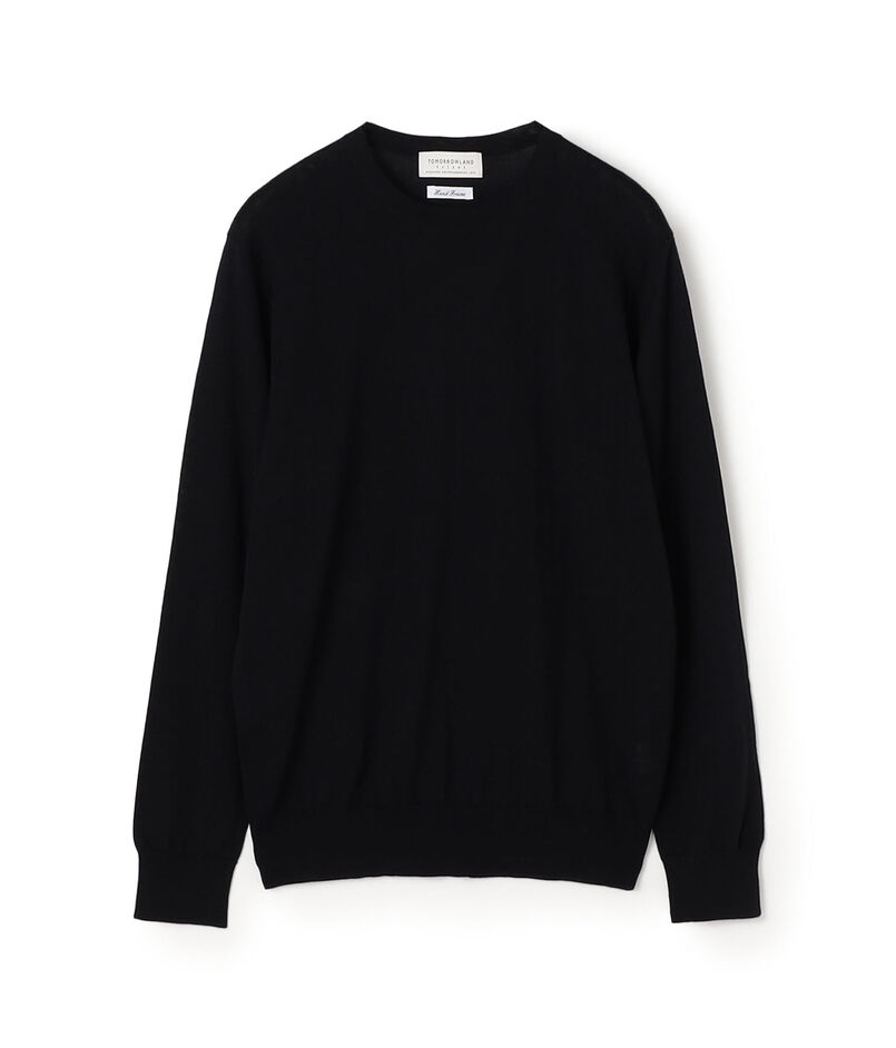 TOMORROWLAND tricot スーパーファインメリノウール クルーネックニット S-WOOL