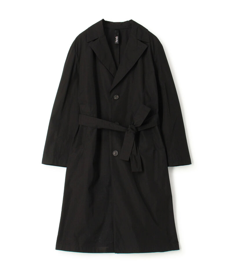 HEVO OSTUNI ポリエステルコットン ベルテッドコート