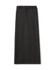 Wool doeskin belted straight Skirts