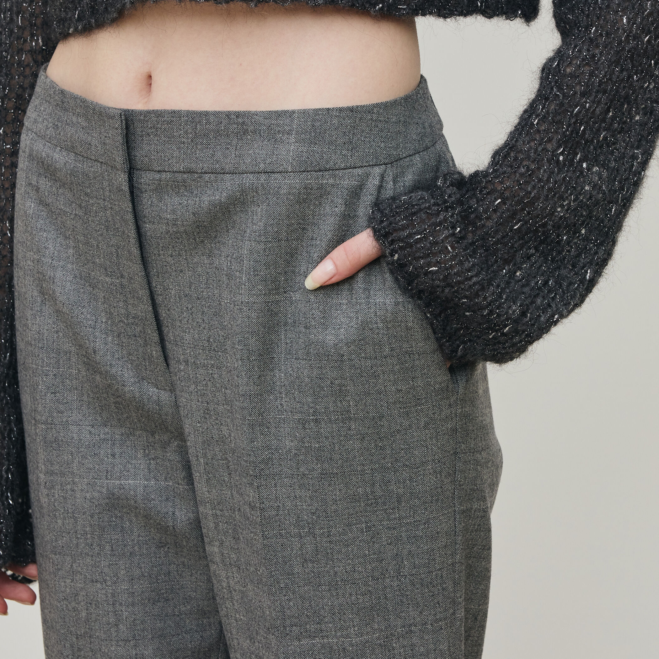 フランネルウールストレッチ シガレットパンツ｜トゥモローランド 公式通販