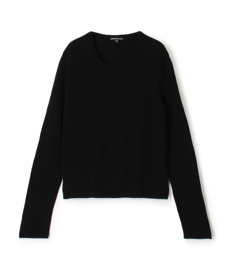 ソフトフェザーウェイトカシミヤ クルーネックプルオーバー WOKC3076