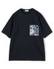 コットン プリントポケットTシャツ