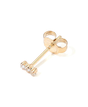 Metier Triple Reverse Set Studs 片耳ピアス