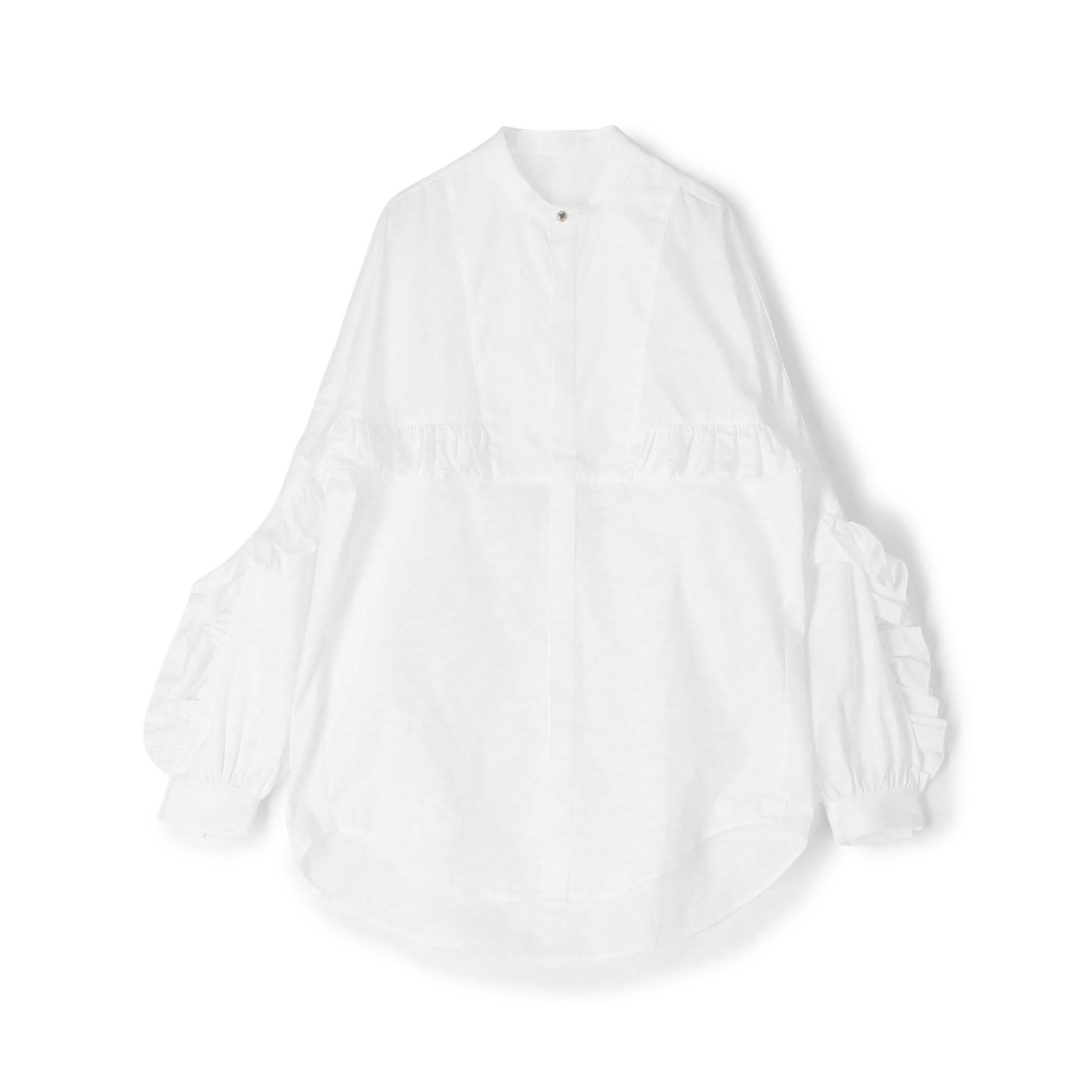 最大10%OFFクーポン 別注】BOURRIENNE DRAMA 公式通販 フリルシャツ｜トゥモローランド トップス