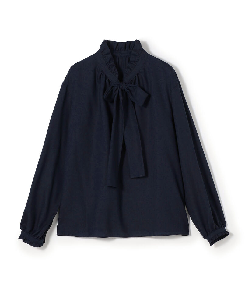 【追加予約】グロスアムンゼン フリルカラーリボンブラウス