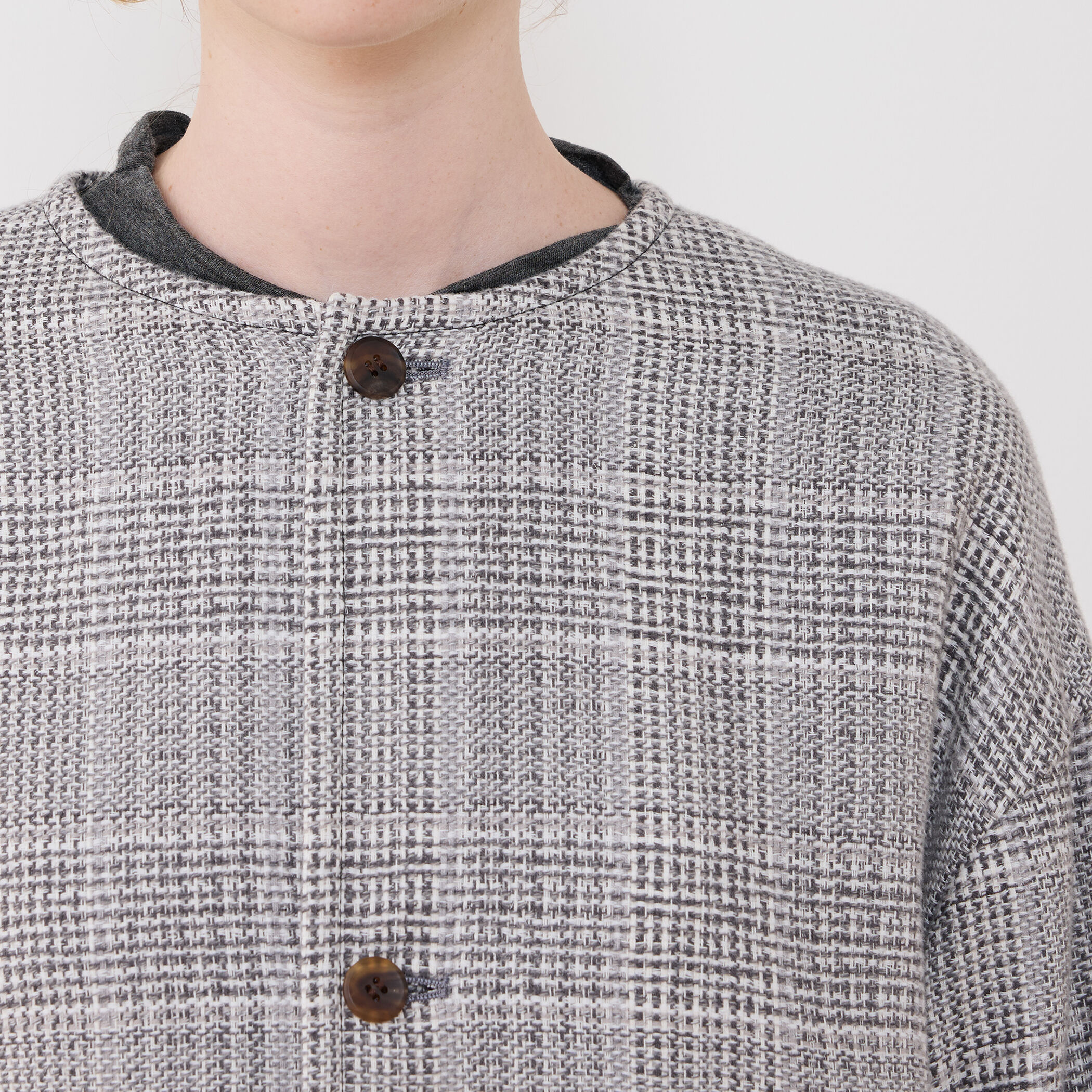 リネアコットンツイード コクーンブルゾン｜トゥモローランド 公式通販