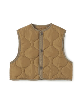 HYKE QUILTED CROPPED VEST