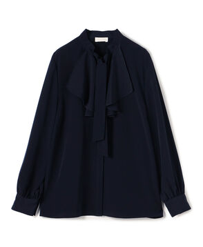 クリアデシン フリルボウタイブラウス