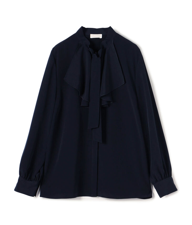 クリアデシン フリルボウタイブラウス
