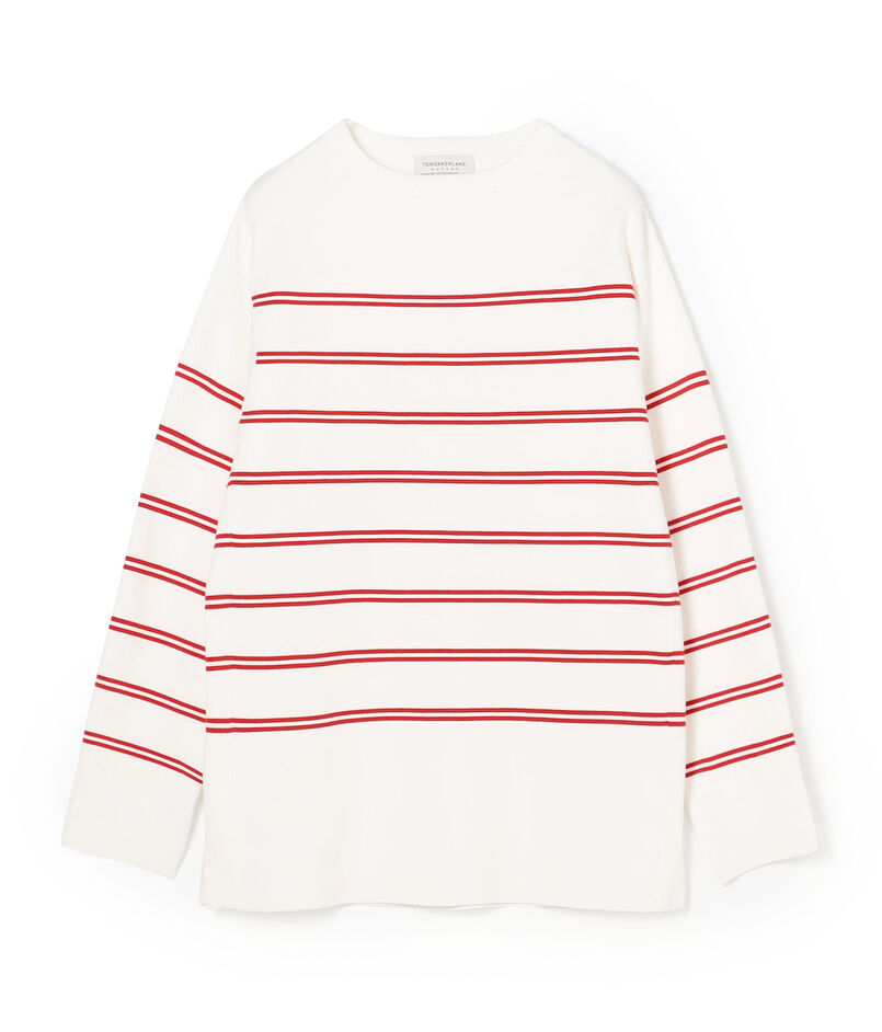 TOMORROWLAND tricot スビンコットン ニットバスクシャツ