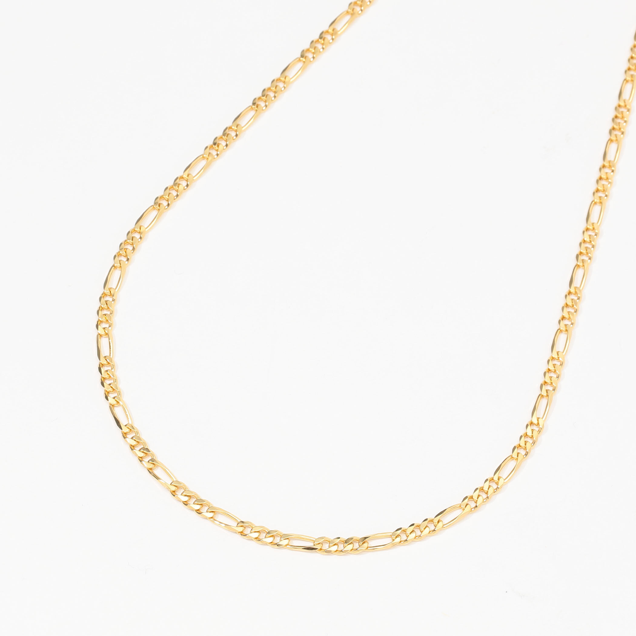 TOM WOOD Figaro Chain Thick Gold ネックレス