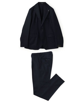 【WEB先行予約・別注】TAGLIATORE ウールサキソニー シングルブレステッド2Bスーツ