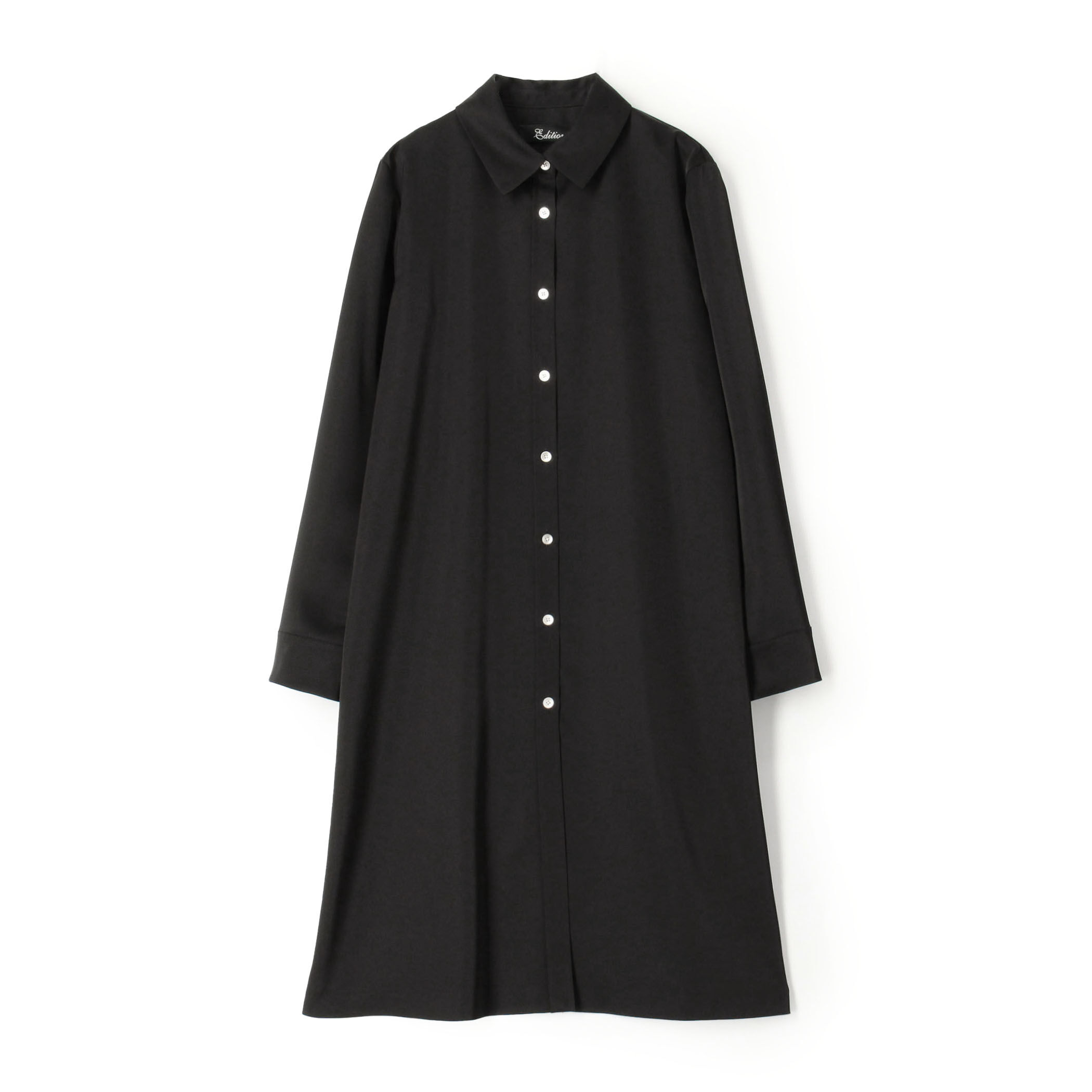 □サテンシャツワンピース｜トゥモローランド 公式通販