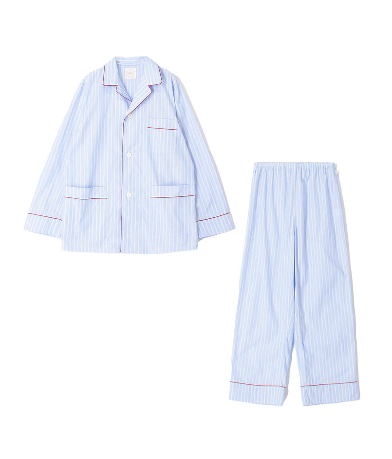 コットンブロードストライプ パジャマ（ウィメンズ）