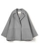 プレミアムウールリバー オープンカラーショートコート プレミアムウールリバー オープンカラーショートコート