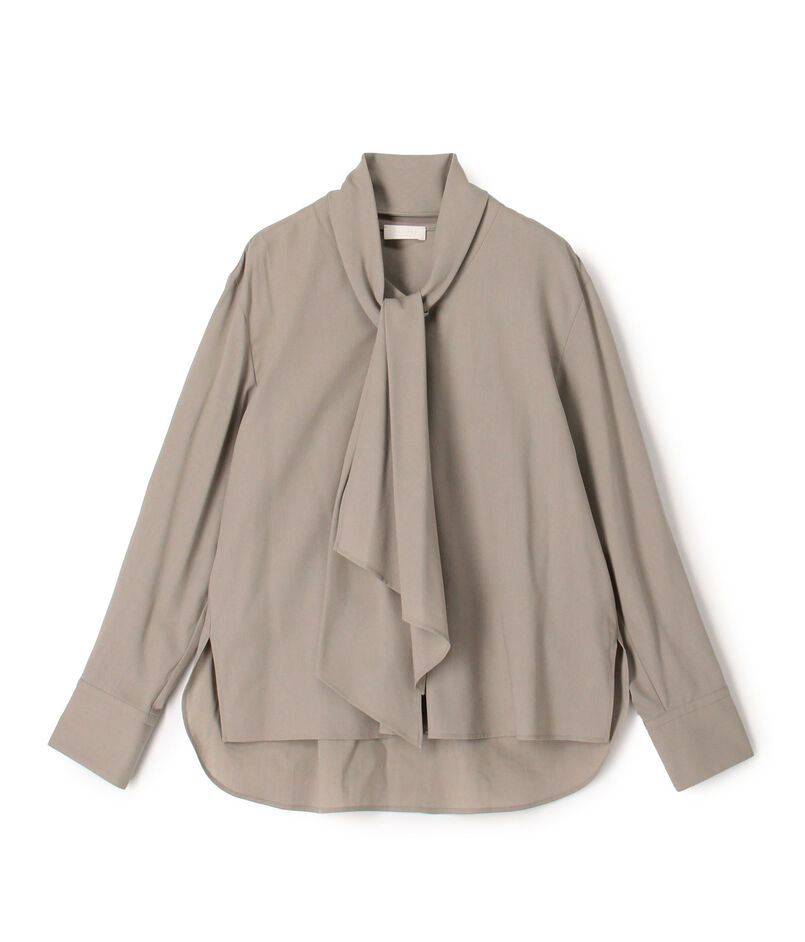 【WEB先行予約】ジュエルコットン ワイドボウタイブラウス