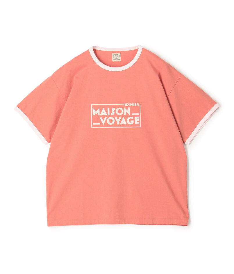 MAISON et VOYAGE コットン プリントTシャツ