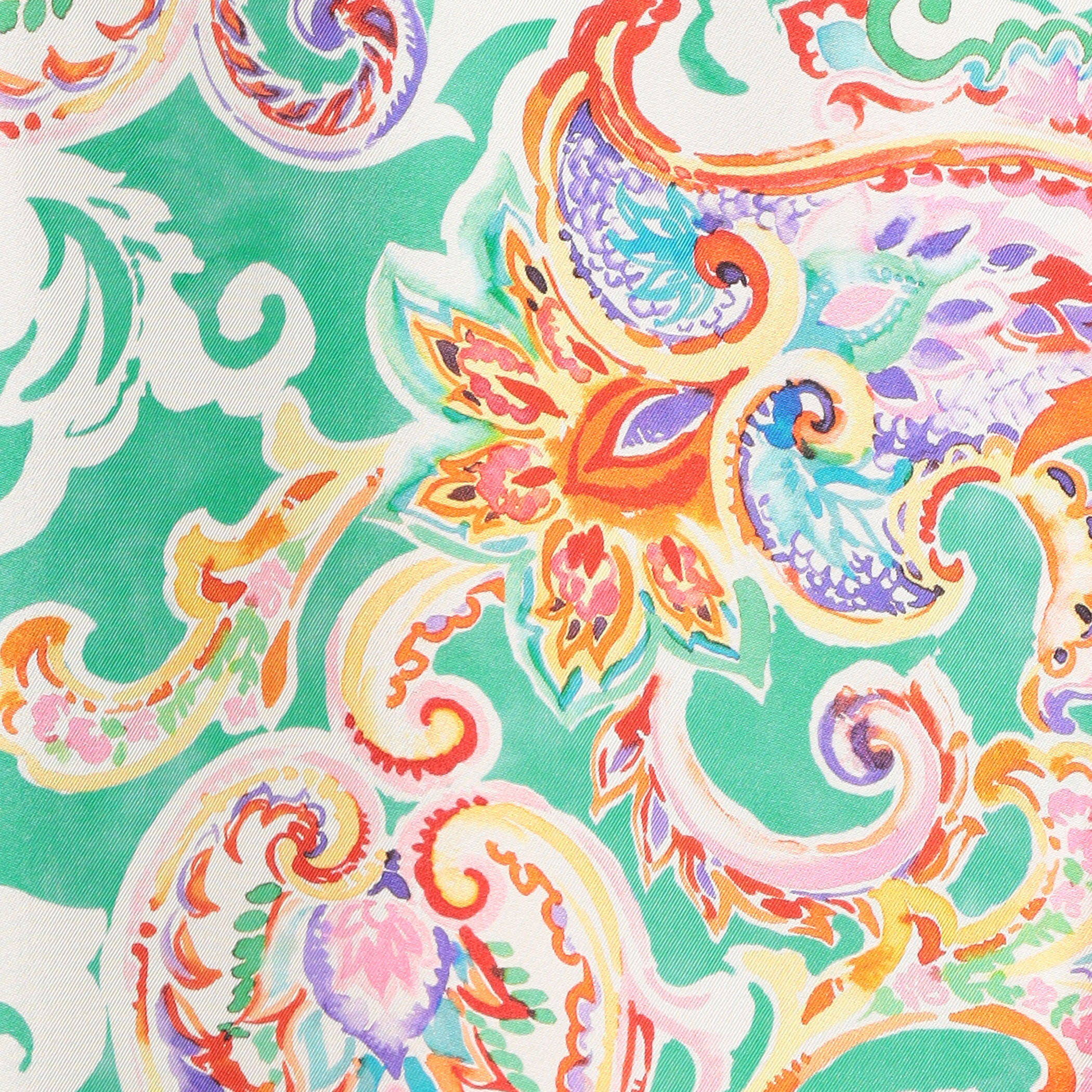 シルクツイル フラワーペイズリープリントパンツ｜トゥモローランド