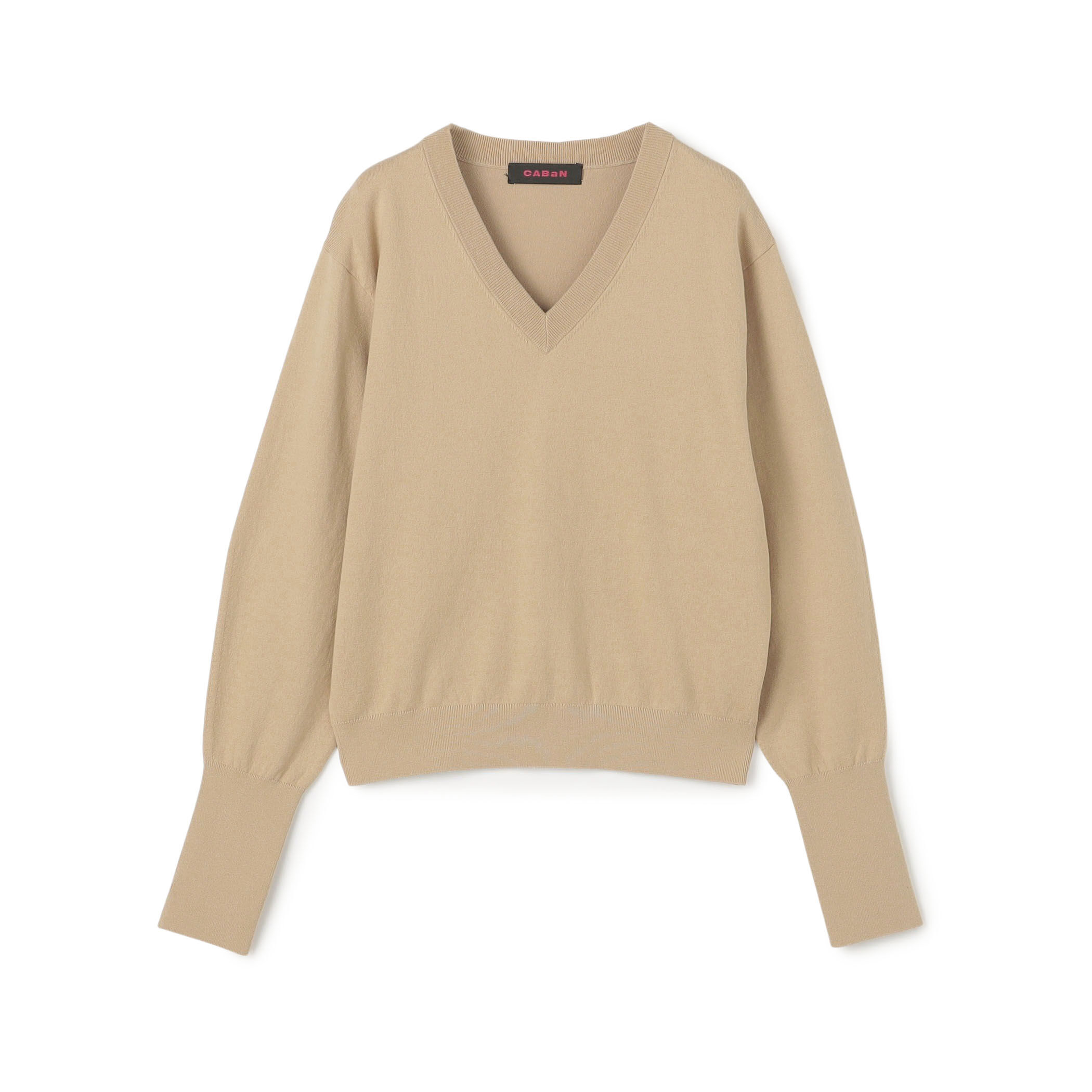 コットンカシミヤストレット Vネックプルオーバー｜トゥモローランド