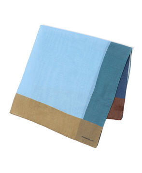 TOMORROWLAND コットンリネンシルク パネルスカーフ