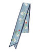 ATELIER TOMORROW FLOWER LETTER シルク ツイリースカーフ