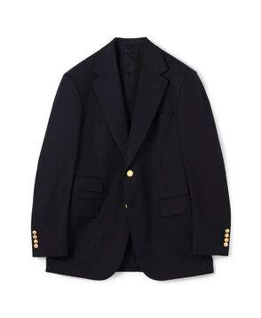 シルクウールモヘヤ シングルブレステッド2Bジャケット NOVARA