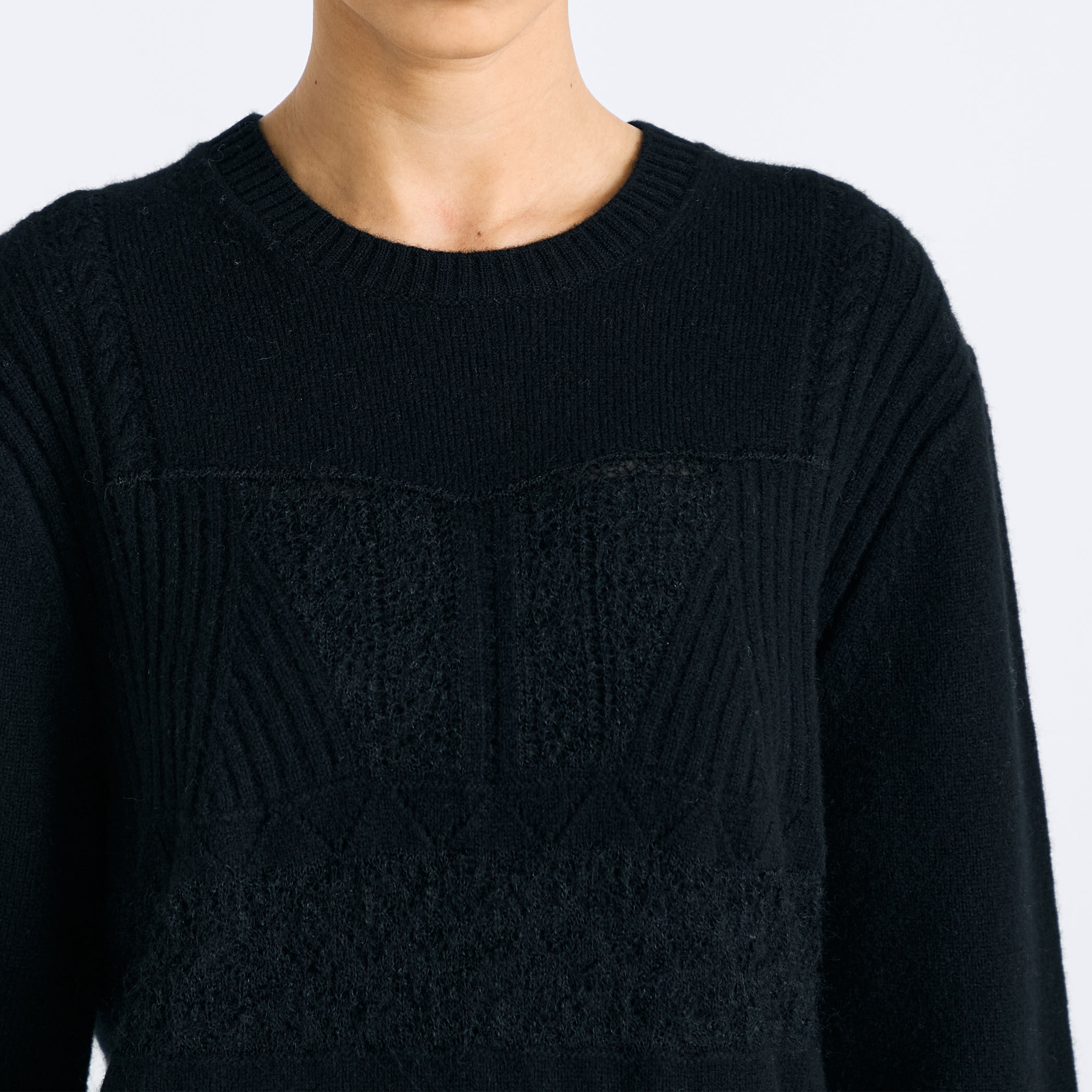 【美品】　BRIEFING 撥水クルーネックニット　ブラック 楽天市場】極上ニットクルーネック レディース クルーネック