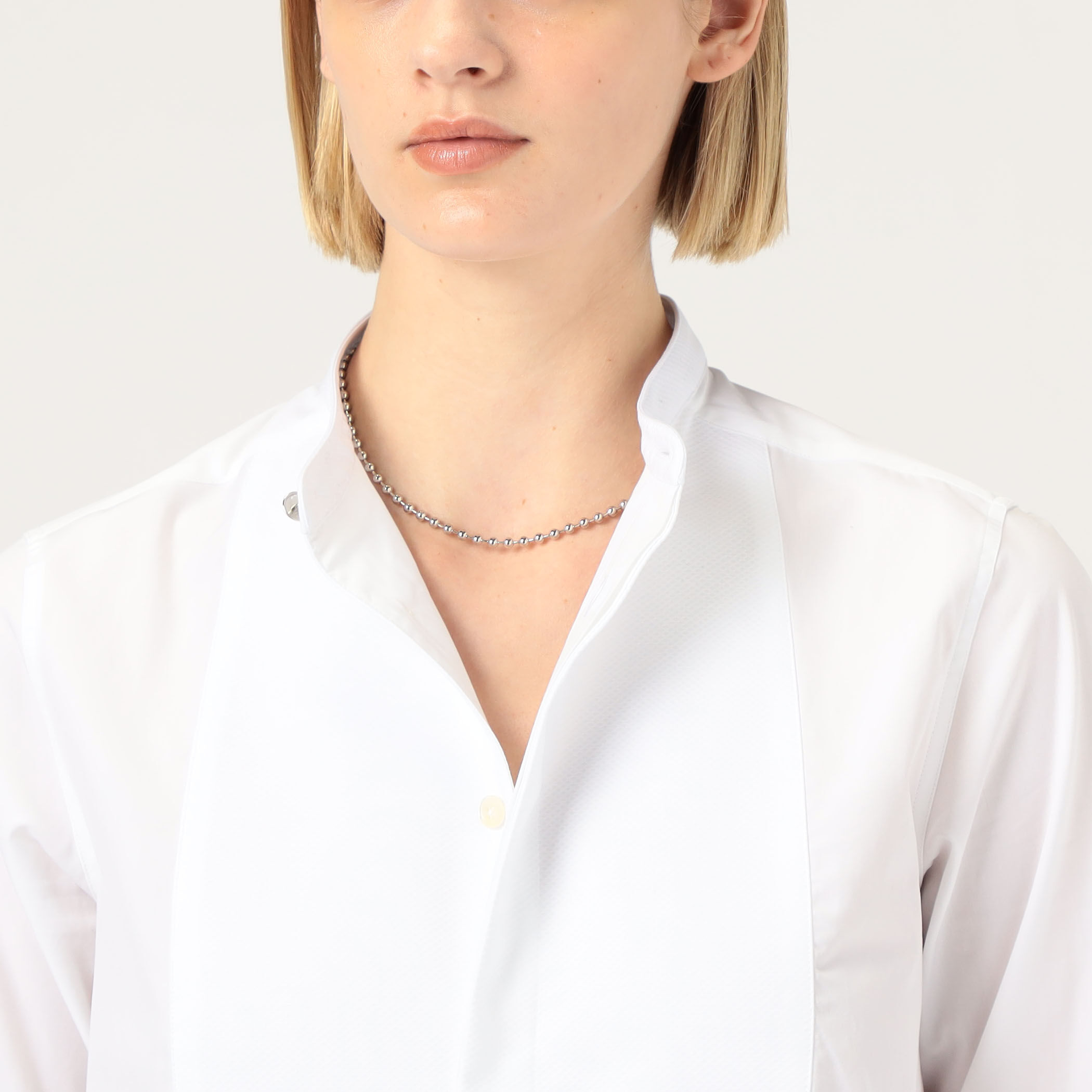 LA発！【Laura Lombardi】Silver Ball Chain Necklace シルバー Silver Ball Chain Necklace – lauralombardi