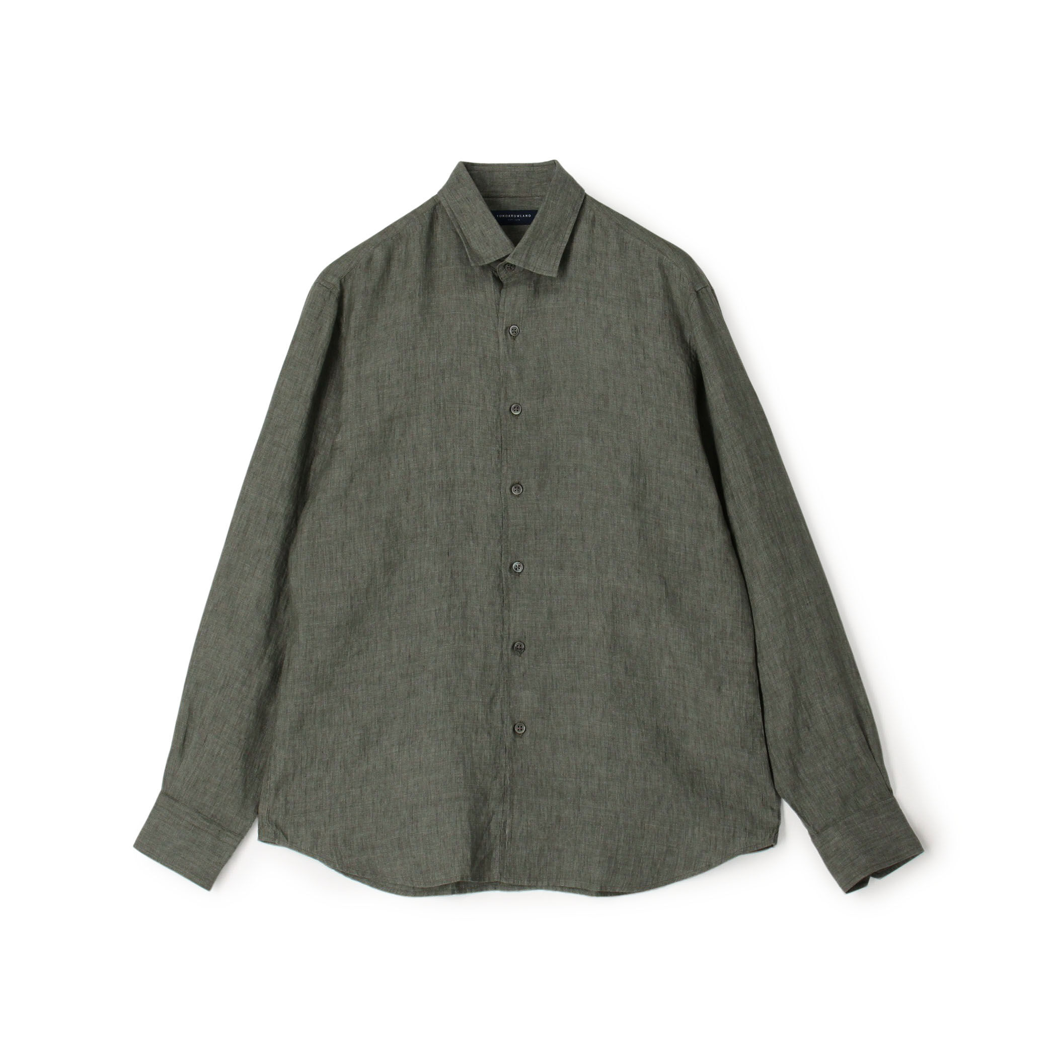TOMRROWLAND♡麻シャツ リネン セミワイドカラーシャツ ALBINI｜トゥモローランド 公式サイト