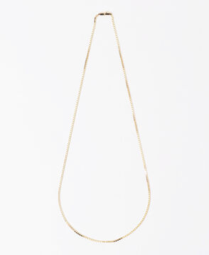 TOM WOOD Square Chain Gold ネックレス