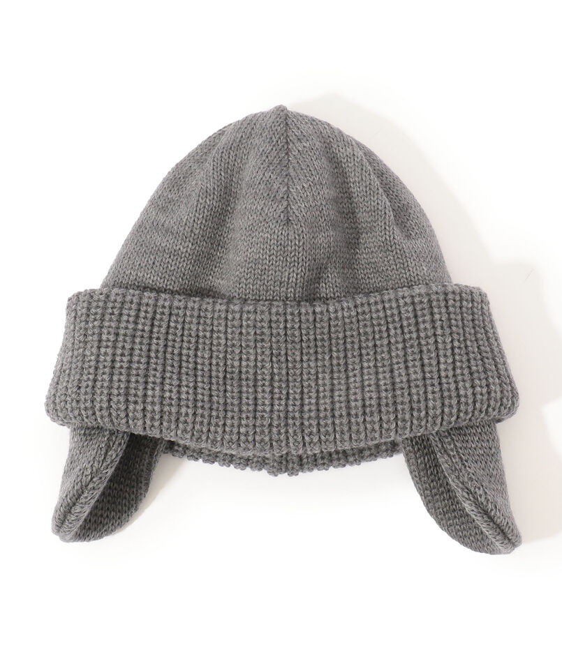 KIJIMA TAKAYUKI MERINO EAR WATCH CAP KIJIMA TAKAYUKI MERINO EAR WATCH CAP