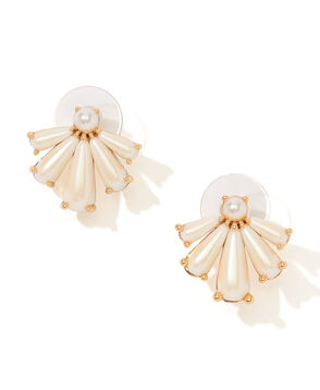 LELE SADOUGHI SCALLOPED PEARL STUD ピアス
