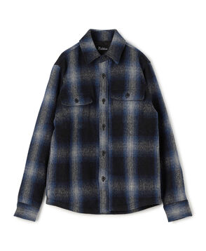 オンブレーチェックCPOシャツ