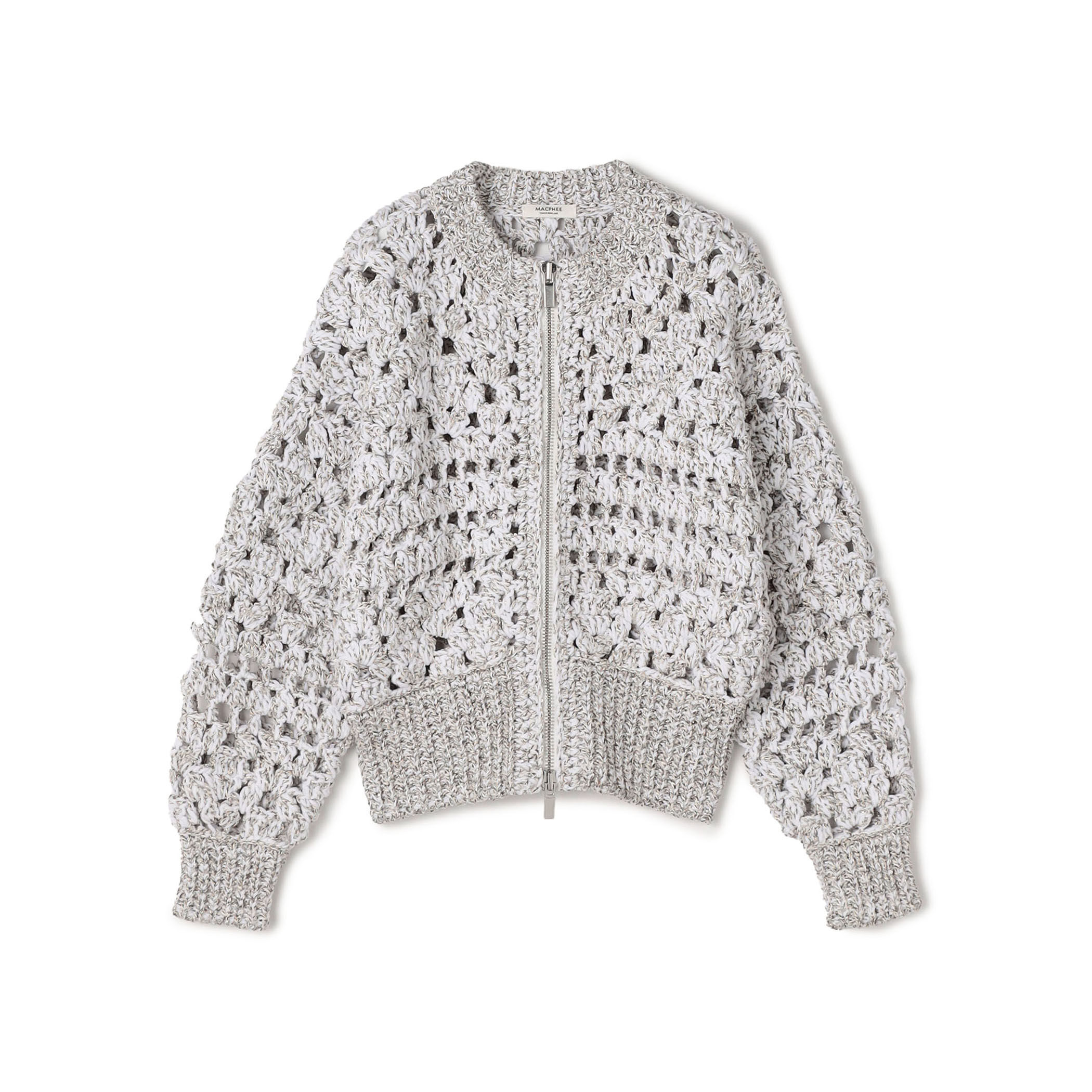 ルレックスハンドニット ジップアップカーディガン｜トゥモローランド